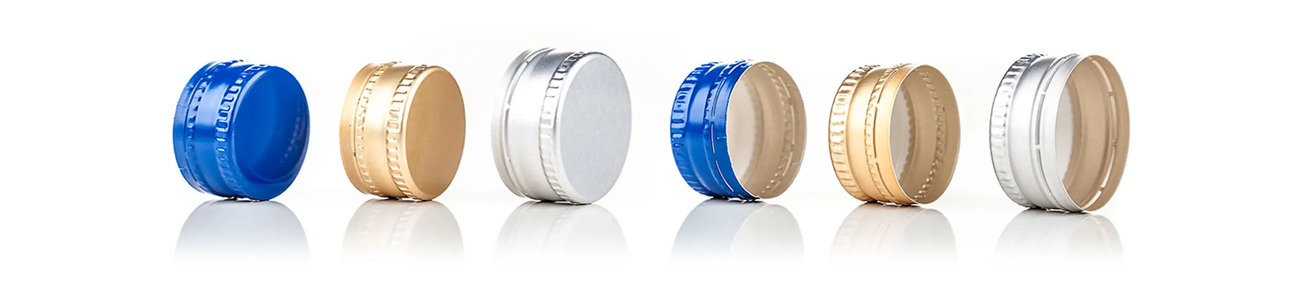 Gas-tight aluminium screw caps GD 28